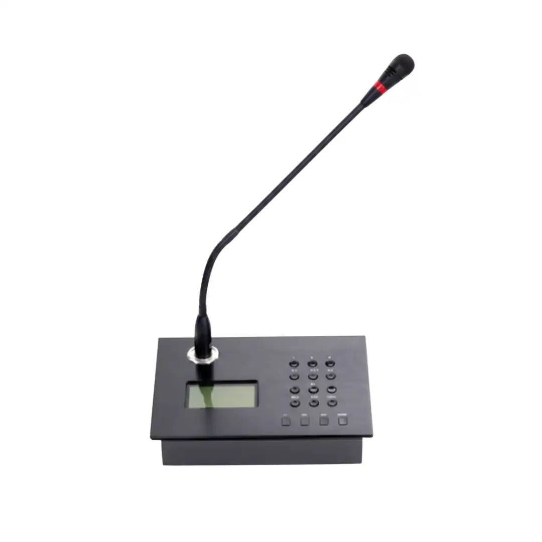 IP Broadcasting Paging Microphone Console KR-802
