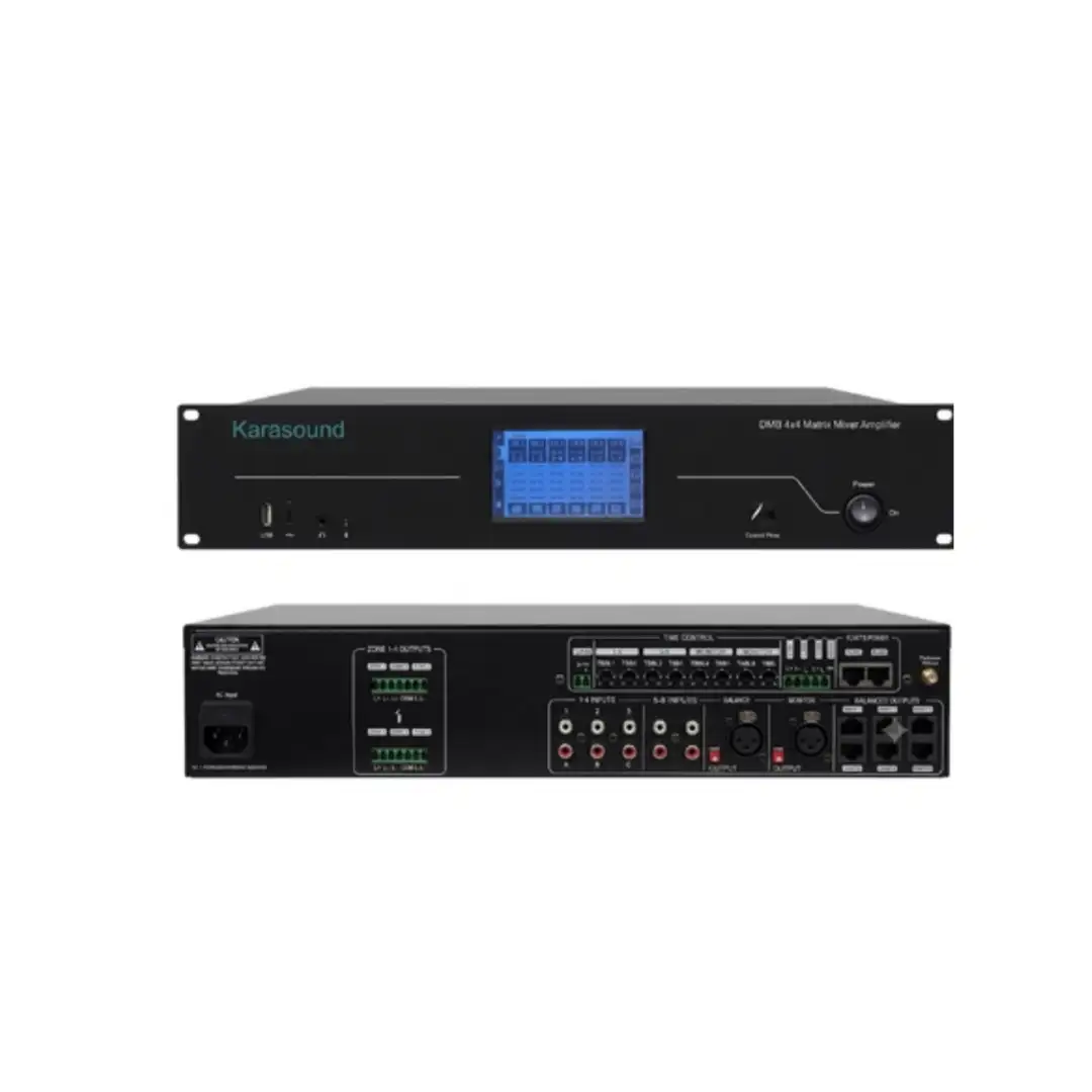 6-Zone Digital Public Address Amplifier KMS-6124